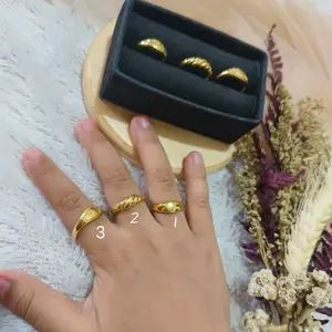 Cincin Koin 91 anak anak kuningan - Rings