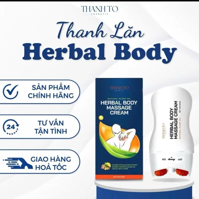 THANH LĂN MASSAGE THANH TO,HERBAL BODY KÊT HỘP KEM DẦU THÁI,THẢO DỰƠC body chén Nữ 0