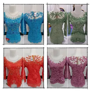 kebaya semi prancis, bahan adem, payet depan belakang (FIX DI LIVE)