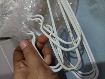 Product Review of Hanger Baju Anti-Slip Clothes Hangers Stainless Steel Hanger Penyangkut Baju hanger Tudung Hanger Baju Besi from K**g F**y 0