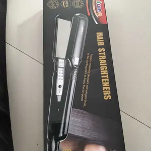 AIUEO x SINDYNVLA Catokan AIUEO 823 • Catok Smoothing Rambut Curly Recommended Hair Straightener Blow Keriting Warna Hitam Straightener Sisir Kriting Meluruskan