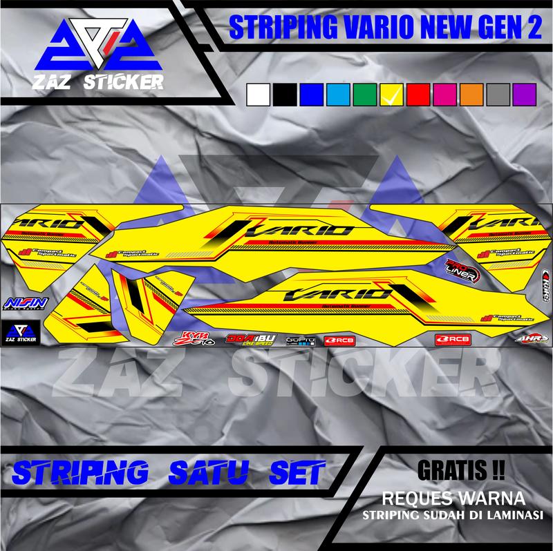 Product Introduction of Zaz Sticker Striping Vario New Gen 2 Design Motif 13 23