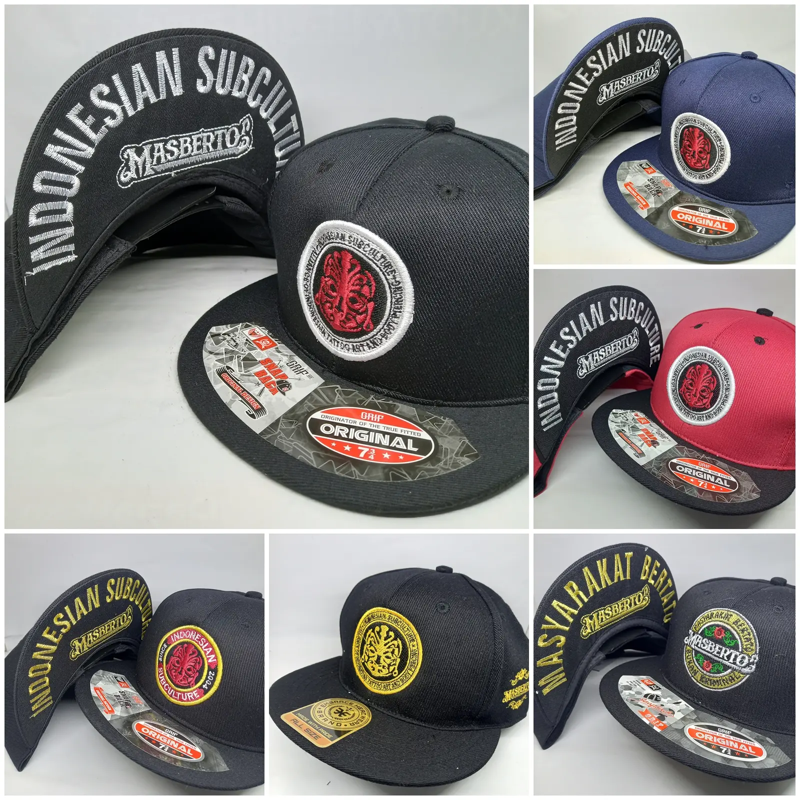 TOPI SNAPBACK / TOPI DISTRO / TOPI SNAPBACK DISTRO RDR019 Dewasa Baseball