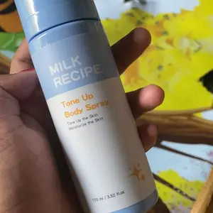 [NEW LAUNCH] Milk Recipe Instant Tone Up Spray 100ml - Mencerahkan Tampilan Kulit dengan UV Protection | Halal & BPOM