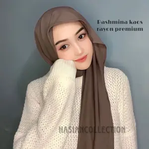 Pashmina Kaos Rayon Flowy stretch Premium