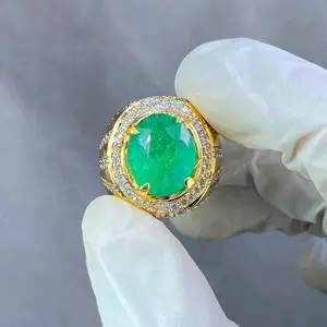 CINCIN GREEN BRYIL OVAL RING MEWAH