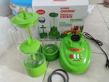 Product Review of BLENDER PLASTIK OKAYAMA BLENDER 3 IN 1 OK-355 3 tabung from R**u k**i 0