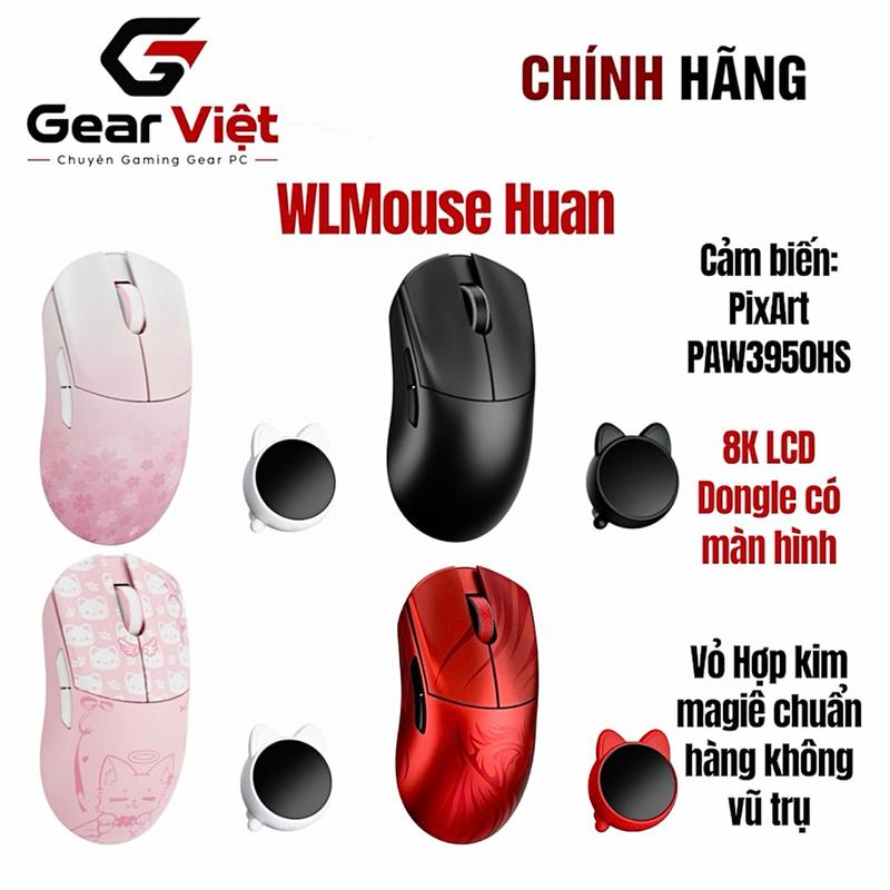 Chuột Gaming Wlmouse Huan Magnesium Wireless siêu nhẹ