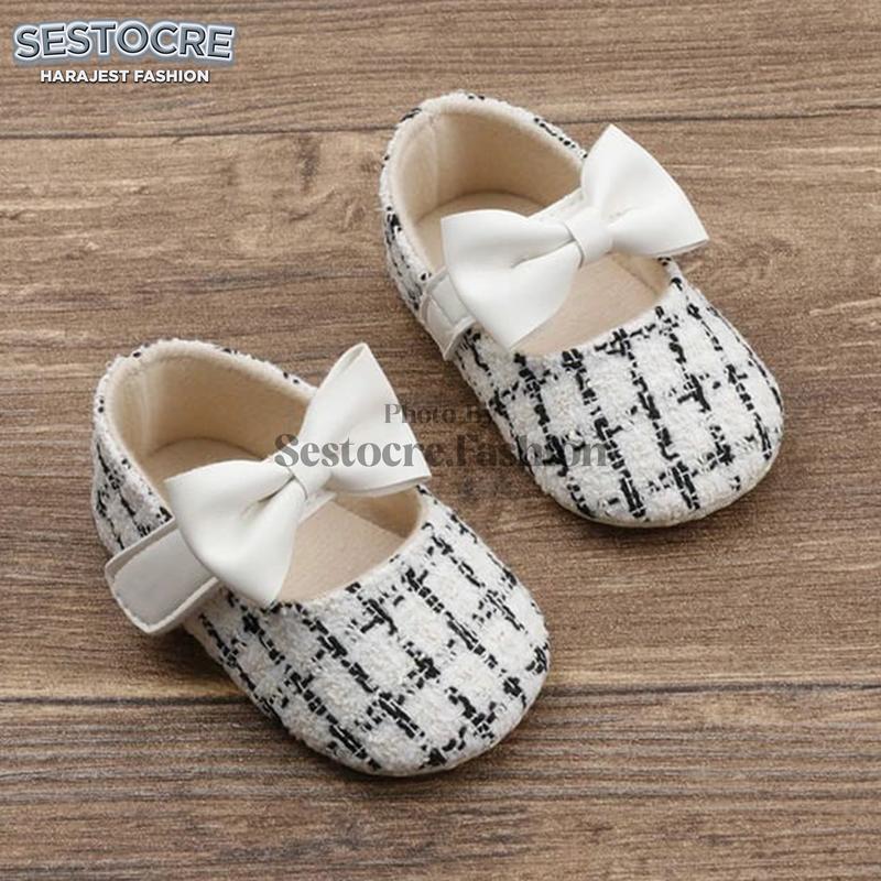 Product Introduction of SF Sepatu Bayi Perempuan Prewalker Pita Lucu Lembut Usia 0 - 12 Bulan Cewek Anti Slip Anak-Anak Casual Nyaman Di Kaki - Bisa COD Bayar Ditempat 14