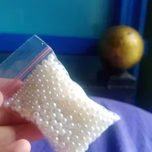 Aulindy - 20gr Mutiara Ringan Sintetis ABS Lubang Dan Tanpa Lubang