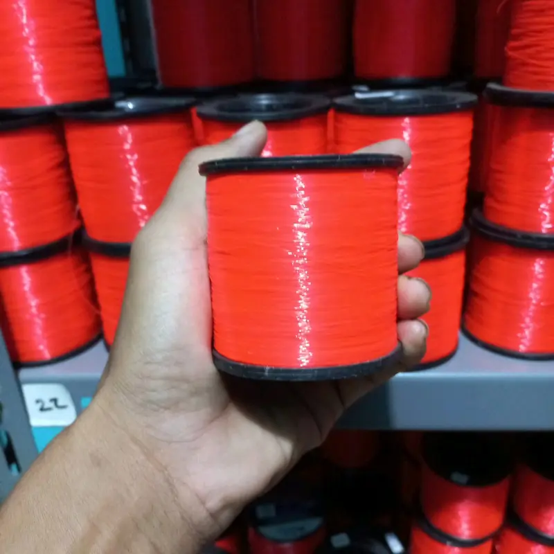Senar Tali Benang Pancing Master Super kuat lentur anti kriting mudah tenggelam tahan Gesekan Cocok galatama galapung lomba kolam danau sungai laut panjang 1000 mete Ikan warna merah cabe 2