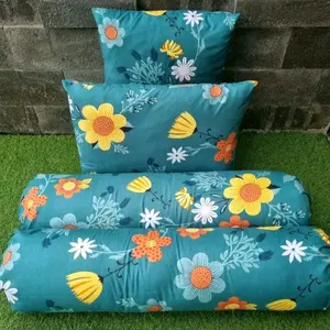 Paket Hemat Sarung Bantal Resleting 2Pcs Sarung Guling 2Pcs Sarung Bantal Sarung Guling katun motif Aesthetic Halus Lembut