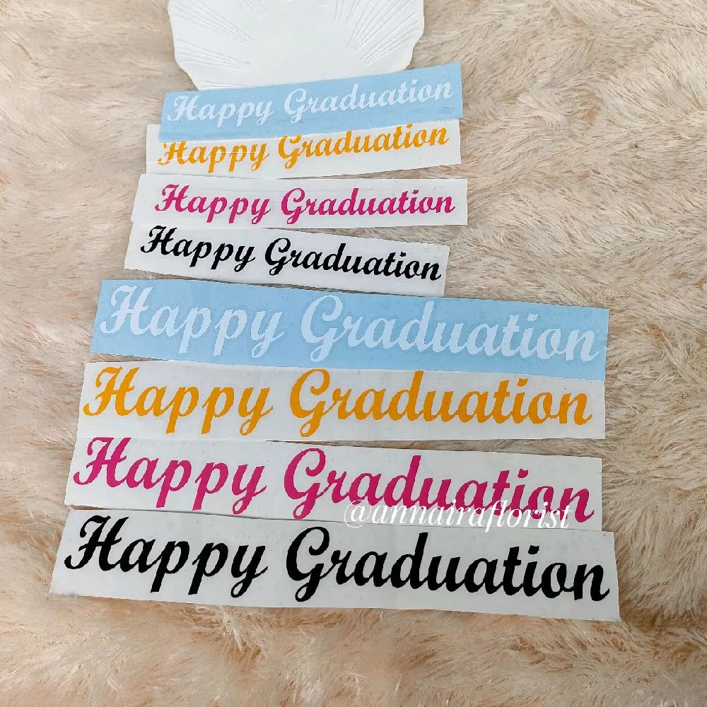 Cutting Sticker Untuk Ucapan Buket 2 Ukuran Cutting Sticker Untuk Ucapan Buket 2 Ukuran