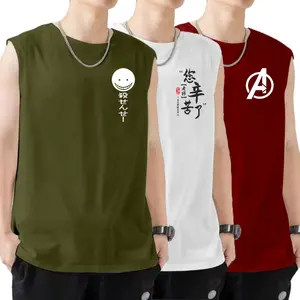 baju kaos singlet pria 3pcs / kaos lekbong cowok paketan motif 3 pcs tanktop laki