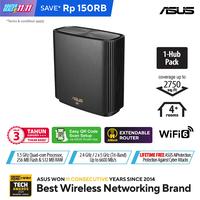 Gambar ASUS ZenWiFi XT8 Black Whole Home Mesh WiFi 6 System (Single Pack) dari ASUS COMPONENT Kota Administrasi Jakarta Pusat 1 Tokopedia