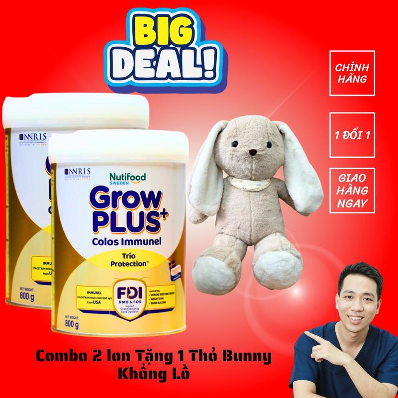 [Live Daily]  Combo Nutifood Colos Immunel sữa bột công thức cho bé  hộp 800g - hỗ trợ miễn dịch và tiê hoa