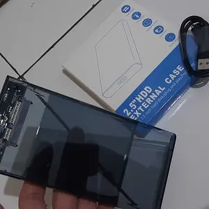 Casing Hardisk External HDD SSD External Case Transparan 2.5" USB 3.0