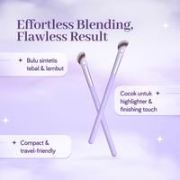 Gambar JUST MISS Mini Fan Brush W12 - Blending, Kuas Make Up, Brush Highilighter Kipas, Peralatan Dandan, Original dari justmiss.id Kab. Tangerang 2 Tokopedia