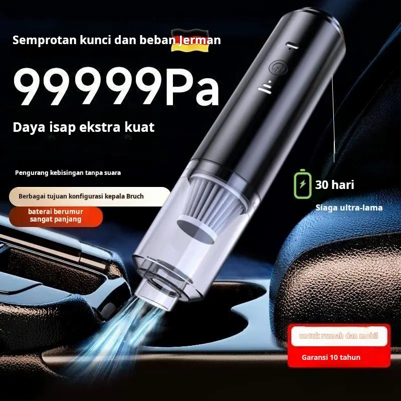 AAA Penyedot debu tanpa kabel, kecil dan bertenaga, dapat diisi ulang, untuk penggunaan di rumah, membersihkan keyboard, membersihkan meja, penggunaan di dalam ruangan, dan penggunaan di dalam mobil.