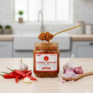Otentik Sambal Bawang Fresh 165gr Tanpa Pengawet Sambel Pedas Premium Masakan Penyedap Bawang Merah Cabe Segar