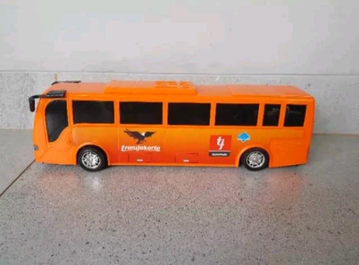 Product Introduction of Mainan Anak Mobil Bus way transjakarta Roda Plastik 2