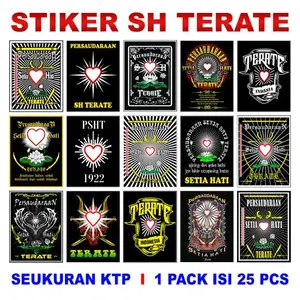 ATRIBUT PSHT STORE + STIKER, KAOS, BENDERA, POSTER DINDING, CUTTING, HOLOGRAM PSHT SH TERATE, PSHT, STICKER SH STORE, HANCURKAN KAMI JIKA KALIAN MAMPU ANTI GORES ANTI LUNTUR Paper