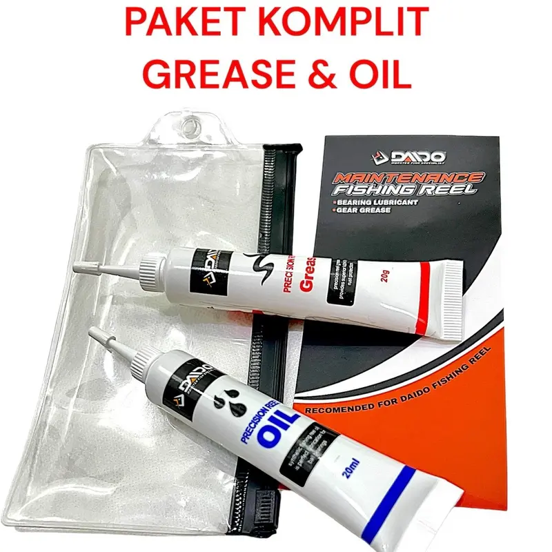 Pelumas Reel Oil Grease Daido For Baitcasting / Spinning Minyak Reel Pancing Isi 2 1