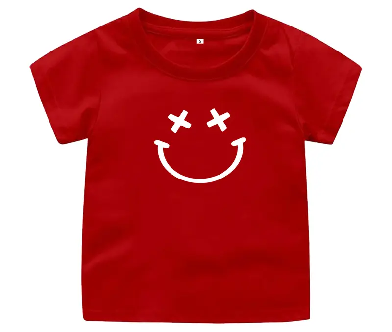 KAOS ANAK Smile Distro Atasan SABLON DIGITAL Baju 4