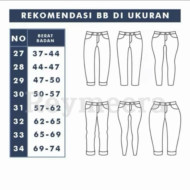 Jennie Cutbray Jeans Highwaist Lipatan Kaki Besar Stretch Wanita