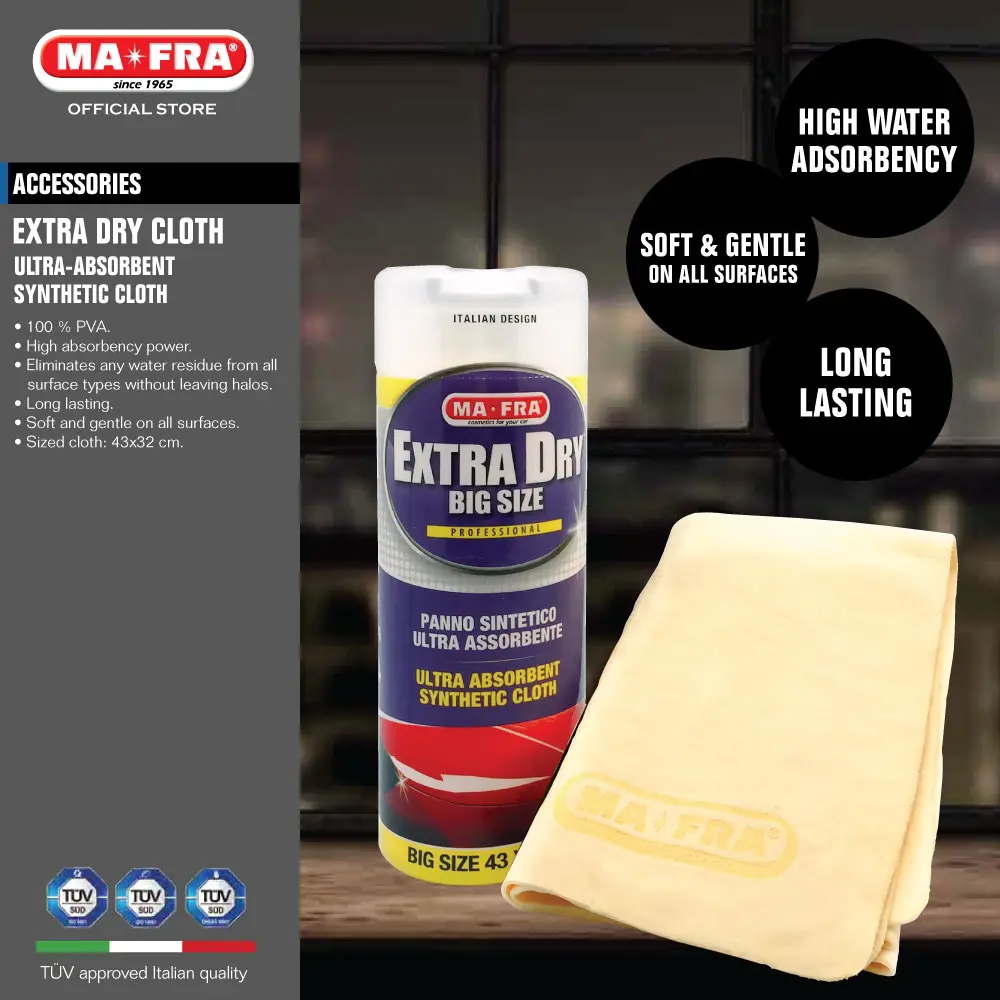 Mafra Extra Dry Cloth (High absorbency and high wear resistance car drying cloth)