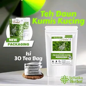 Sehatkuherbal Teh Daun Kumis Kucing Isi 30 Tea bag Minuman