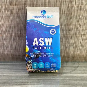 ASW SALT MIX + PLUS 800 GRAM GARAM SINTETIS LAUT SEA SALT MONSTERLAUT