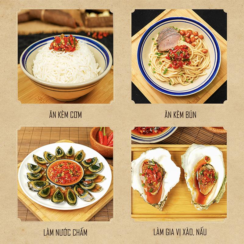 Ớt chưng Hồ Nam - Loại Cao Cấp - Gia Vị thơm cay đặc sản của tỉnh Hồ nam - Chỉ cần mở nắp là ăn được ngay - Bếp Trung Hoa Chuyên Các Món Ăn Kèm 3