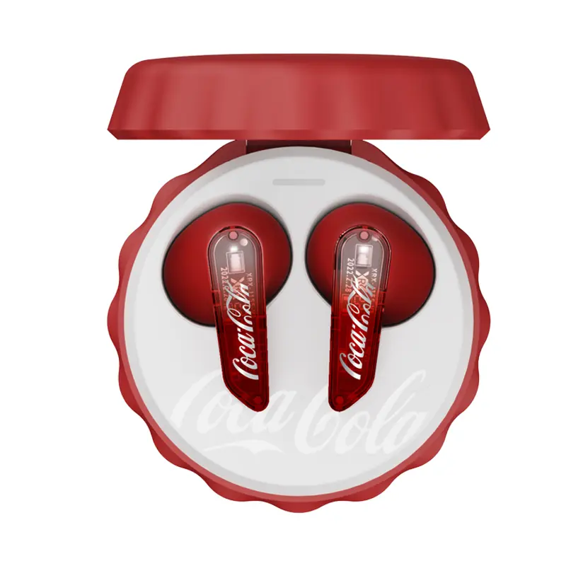 Coca-Cola T13 Lite アプリ連携ワイヤレスイヤホン Bluetooth6.0 13mm
