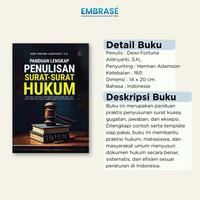Gambar Buku Panduan Lengkap Surat Hukum untuk Praktisi dan Mahasiswa / Dewi Fortuna Aldriyanti, S.H. - Embrase - Panduan lengkap penulisan surat2 hukum dari Embrase Shop Kab. Bantul 2 Tokopedia
