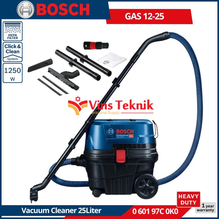 Gambar BOSCH GAS 12-25 Mesin Penghisap Debu Vacum Vacuum Cleaner Wet & Dry 25L GAS12 25 dari Vins Teknik Bekasi Kota Bekasi Tokopedia