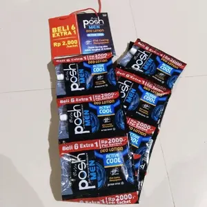 Beli 6 Gratis 1 Posh Men Deodorant Active Cool perRencng isi 14 Pcs