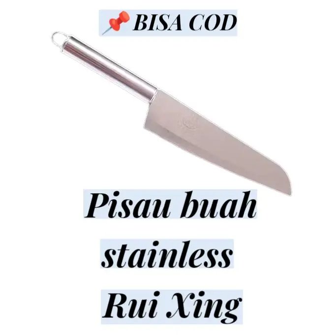 Pisau Buah Stainless Steel Merk Rui Xing - Alat Dapur - Kitchenware 0