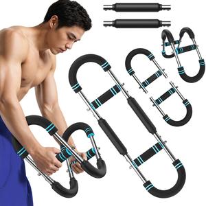 MERACH 調整可能なパワーツイスターバー – 上半身トレーニングを使う 家庭用ポータブルフィットネス機械