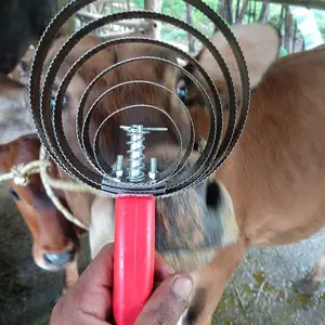Sisir Pembersih Bulu Sapi Domba Kambing Kuda Merah Premium