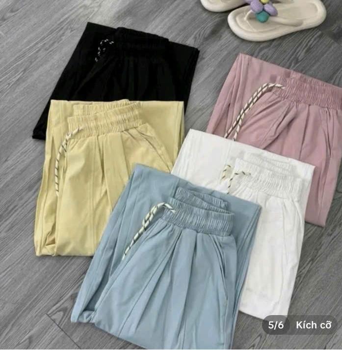 [DEAL MỞ BÁN  ] Quần Baggy  Nữ Thụng Chất Gió Kaki Mặc Hè-HC