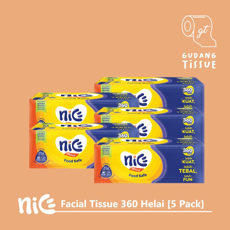 Nice Facial Tissue 360 Helai [5 Pack] - Shop | Tokopedia