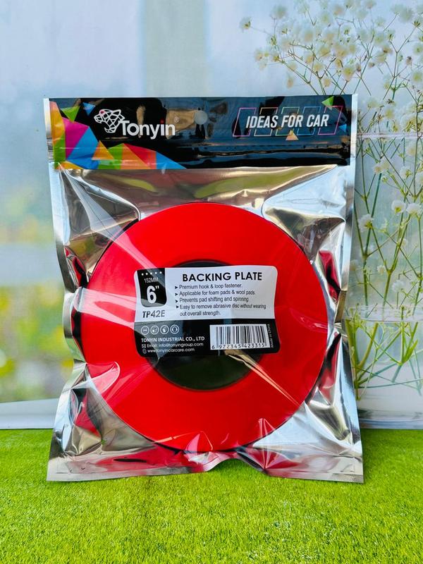 Backing Plate Rotary Polisher / Tatakan Mesin Poles Rotary (Soft Rubber Red Color) 4