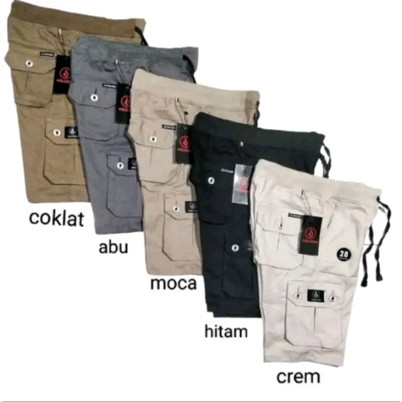 CARGO PENDEK PAKET HEMAT 100 RIBU 4 CELANA PENDEK CARGO PRIA WANITA Santai