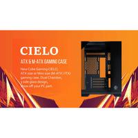 Gambar CASING CUBE GAMING CIELO - Mid Tower ATX Case Tempered Glass - ATX, Putih dari Techno Computer Bali Kota Denpasar 3 Tokopedia
