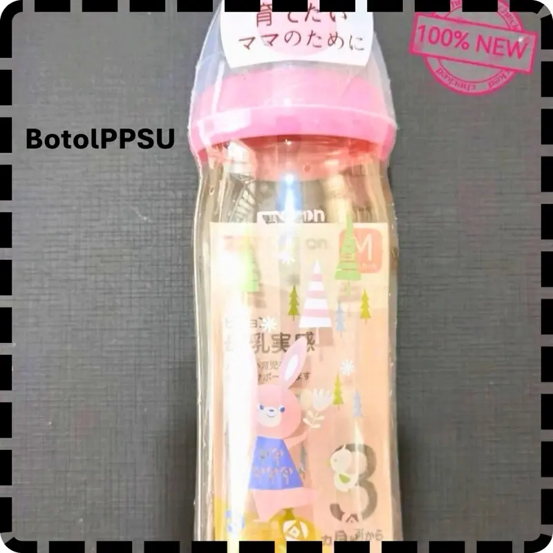 Botol susu bayi PPSU 240ml leher lebar wide neck (Harga Per PCS) 3