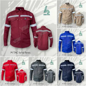KEMEJA M TAC SAFETY TACTICAL M1 LENGAN PANJANG / KEMEJA LAPANGAN PANJANG / KEMEJA SAFETY