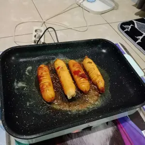 Kafiinmal Panggangan Multifungsi BBQ Elektrik Low Watt 300-600 WATT Panci Listrik Pemanggang Grill Electric Anti lengket Persegi Panjang