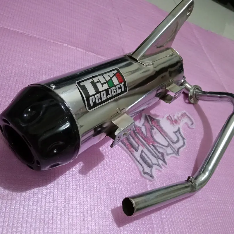 KNALPOT PROLINER bobokan CROME=Beat Street,SCoopy(karbu,fi,new),Genio,spacy,BEAT(KARBU,FI,ESP,DELUXE,STREET,POP,NEW,ECO), Motorcycle 1