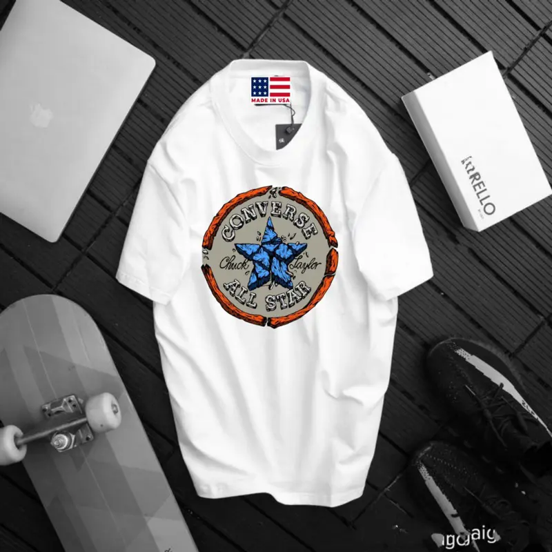 Kaos Lengan Pendek Tag Usa Bahan Cotton 24s Adek Lembut Menyerap Keringat